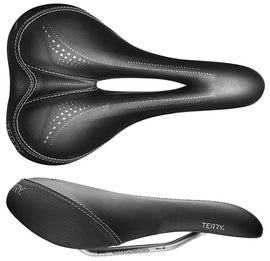 Terry Liberator X Gel Saddle - Steel Black Women's