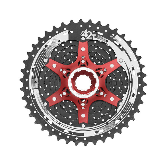 Sunrace CSRX8 EAY Cassette Blast Chrome Plated Speed: 11 11-42T