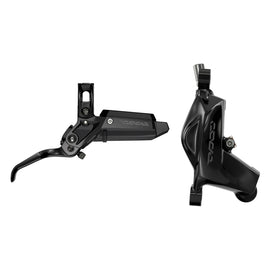 SRAM Code Silver Stealth Disc Brake Lever - Front Post Mount 4-Piston Aluminum Lever SS Hardware BLK C1