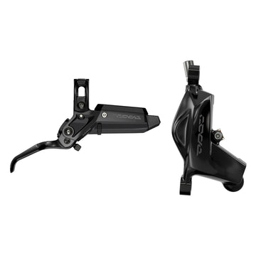 SRAM Code Silver Stealth Disc Brake Lever - Rear Post Mount 4-Piston Aluminum Lever SS Hardware BLK C1