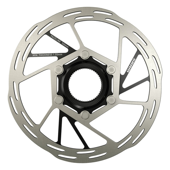 SRAM Paceline Disc Brake Rotor - 160mm Center Lock 1.85mm Includes Internal Tooled Lockring