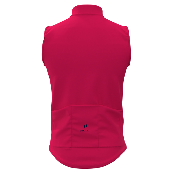 Panache M's and W's Pro Wind Vest - Fuscia