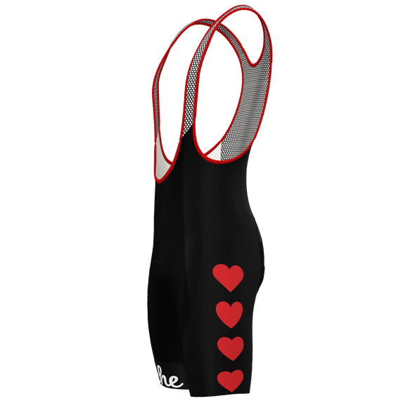 Panache W's Pro Bib Short - Hearts