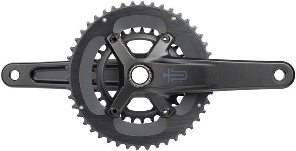 microSHIFT Sword 2x Crankset - 172.5mm 10-Speed 46/29t 110 Asym BCD  24mm Spindle BLK
