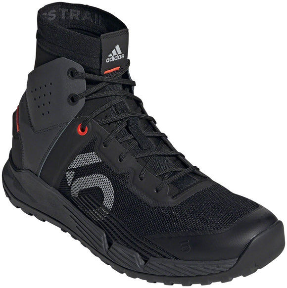 Five Ten Trailcross Mid Pro Flat Shoes - Men's Core BLK / Gray Two / Solar Red 12