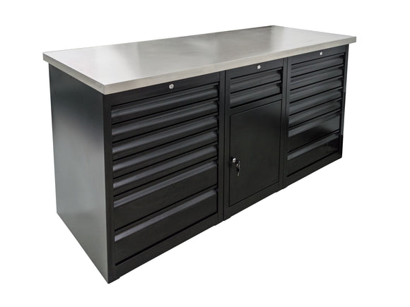 Tool Unior 6 Foot Workbench Black