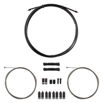 SRAM SlickWire Shift Cable Housing Kit - Road/MTB 4mm Nylon Braided BLK