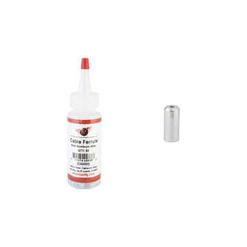 Wheels Manufacturing Alloy Ferrule 4mm 4mm Silver 50pcs