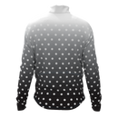 Panache M's & W's Pro Wind Jacket - Black & White Fade Dots-2