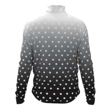 Panache M's & W's Pro Wind Jacket - Black & White Fade Dots - 0