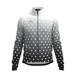 Panache M's and W's Pro Thermal Jacket - Black & White Fade Dots