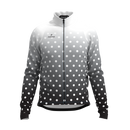 Panache M's & W's Pro Wind Jacket - Black & White Fade Dots-1