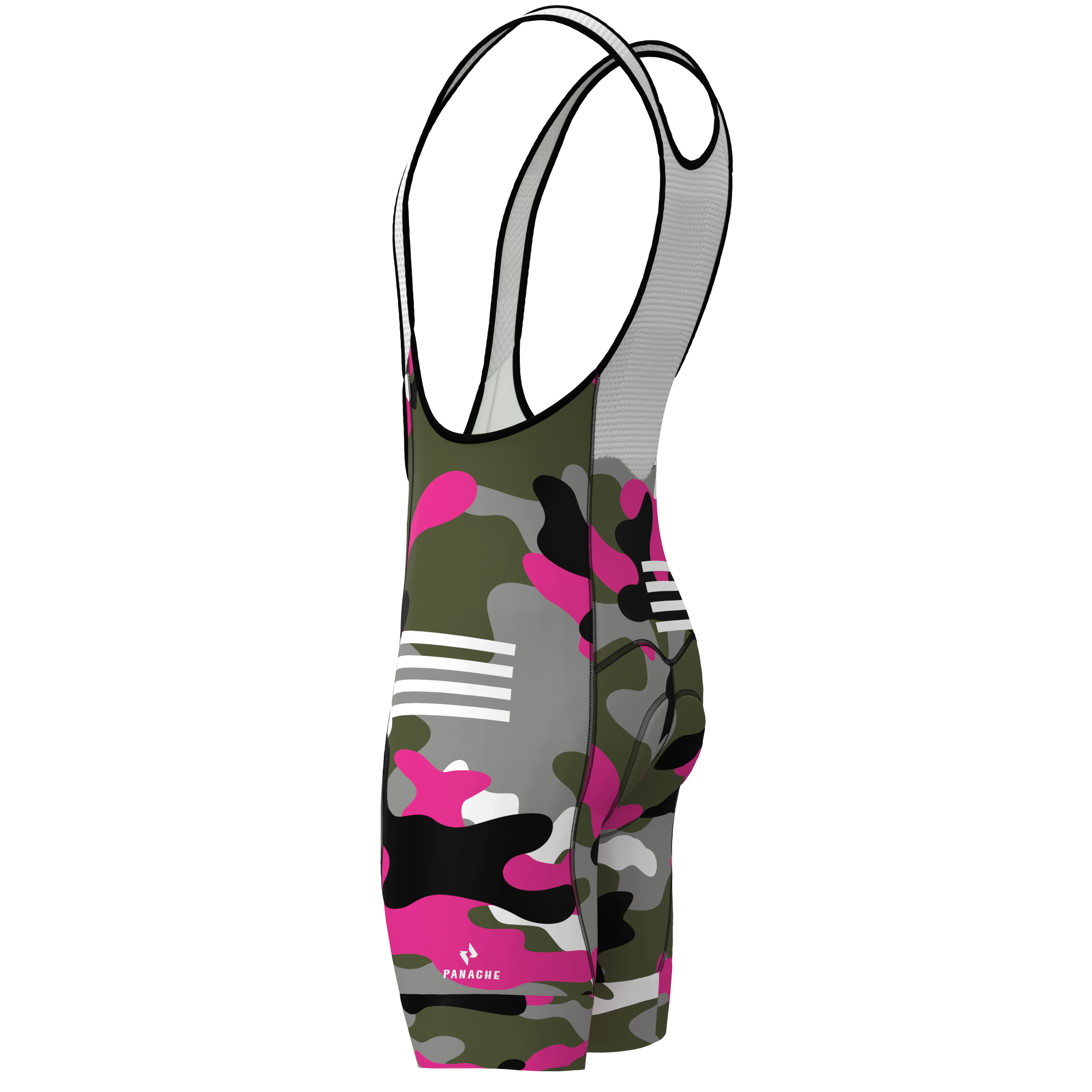 Panache W's Pro Bib Short - Glide Camo - 0
