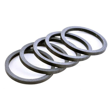 Wheels Manufacturing Carbon Headset Spacer - 1-1/8" 2.5mm Matte 5-pack