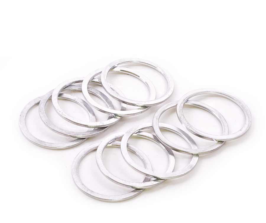 Wheels Manufacturing Aluminum Headset Spacer - 1-1/8" 1.5mm Silver 5-pack