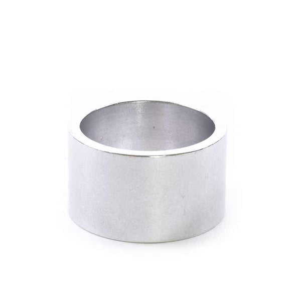 Wheels Manufacturing Aluminum Headset Spacer - 1-1/8" 20mm Silver 1-each