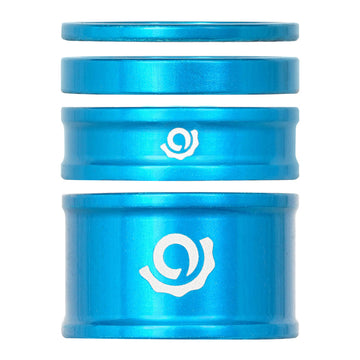 Industry Nine Headset Combo Spacer Kit 1-1/8" Set/4 Turquoise