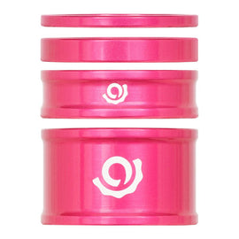 Industry Nine Headset Combo Spacer Kit 1-1/8" Set/4 Pink
