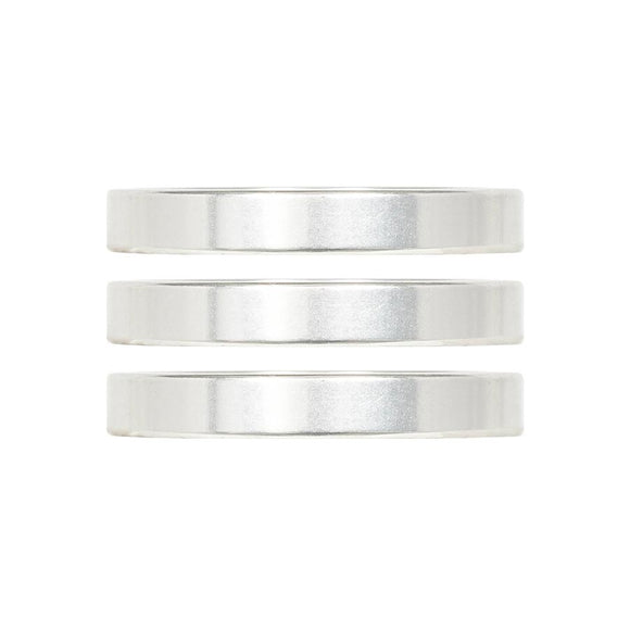 Industry Nine iRiX Headset Spacer 1-1/8'' Height: 5mm Aluminum Silver 3pcs