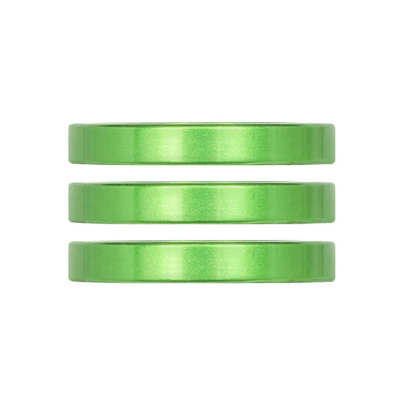 Industry Nine iRiX Headset Spacer 1-1/8'' Height: 5mm Aluminum Lime 3pcs