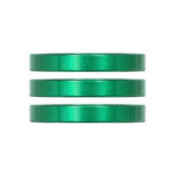 Industry Nine iRiX Headset Spacer 1-1/8'' Height: 5mm Aluminum Green 3pcs