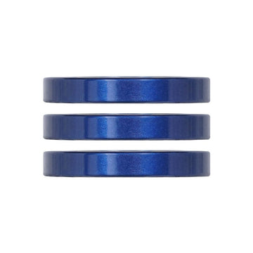 Industry Nine iRiX Headset Spacer 1-1/8'' Height: 5mm Aluminum Blue 3pcs