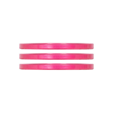 Industry Nine iRiX Headset Spacer 1-1/8'' Height: 2.5mm Aluminum Pink 3pcs