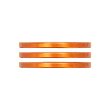 Industry Nine iRiX Headset Spacer 1-1/8'' Height: 2.5mm Aluminum Orange 3pcs