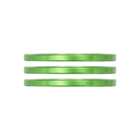 Industry Nine iRiX Headset Spacer 1-1/8'' Height: 2.5mm Aluminum Lime 3pcs