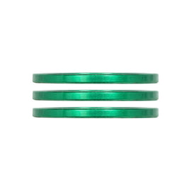 Industry Nine iRiX Headset Spacer 1-1/8'' Height: 2.5mm Aluminum Green 3pcs