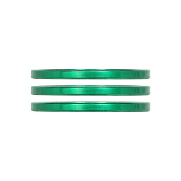 Industry Nine iRiX Headset Spacer 1-1/8'' Height: 2.5mm Aluminum Green 3pcs