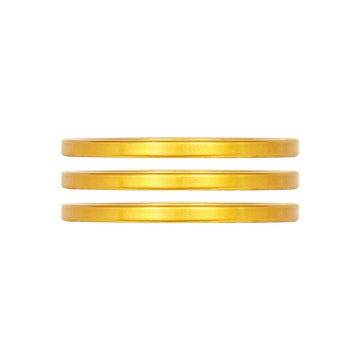 Industry Nine iRiX Headset Spacer 1-1/8'' Height: 2.5mm Aluminum Gold 3pcs