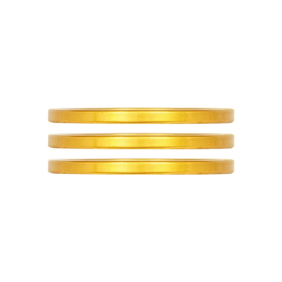 Industry Nine iRiX Headset Spacer 1-1/8'' Height: 2.5mm Aluminum Gold 3pcs