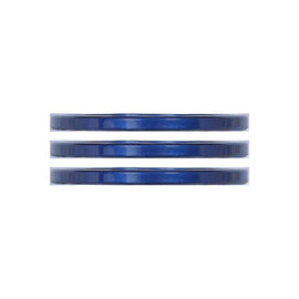 Industry Nine iRiX Headset Spacer 1-1/8'' Height: 2.5mm Aluminum Blue 3pcs