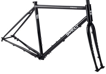 Surly Straggler Frameset - 700c Steel Hi-Viz Black 64cm