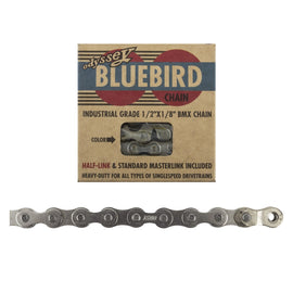 Odyssey Bluebird Chain - Single Speed 1/2" x 1/8" 112 Links Silver