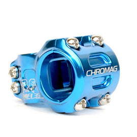Chromag HiFi Stem 1-1/8'' L: 50mm 0° Dia: 35mm Blue