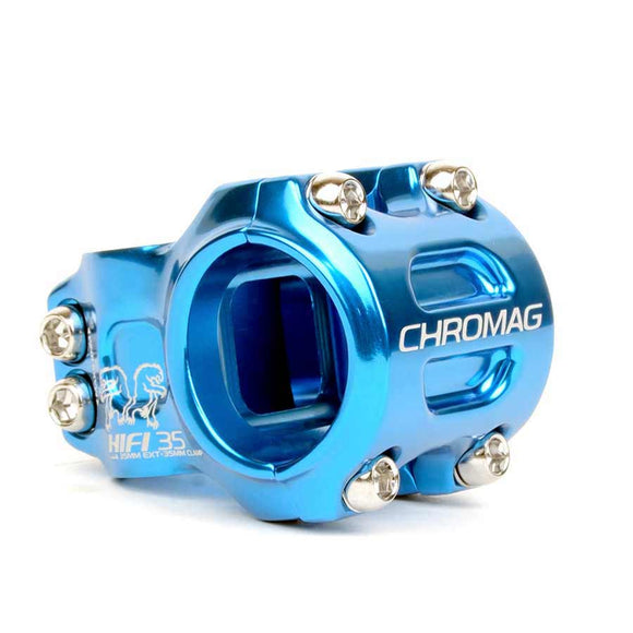 Chromag HiFi Stem 1-1/8'' L: 50mm 0° Dia: 35mm Blue