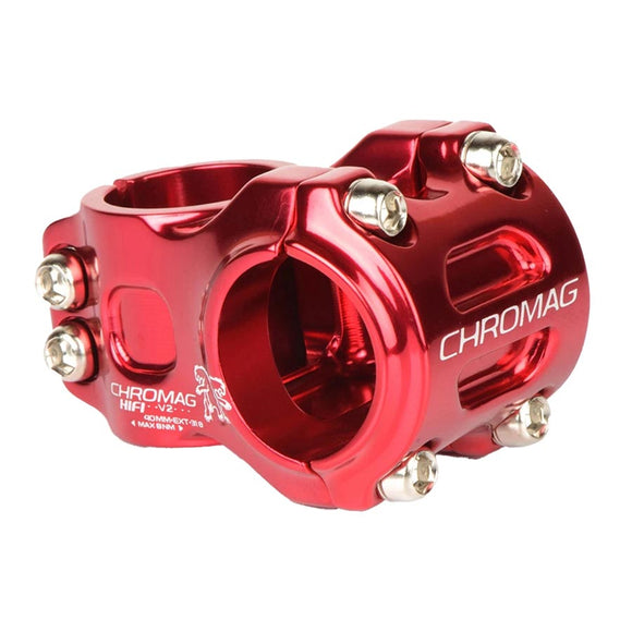 Chromag Hifi V2 Stem Diameter: 31.8mm Length: 40mm Steerer: 1-1/8'' 0° Red