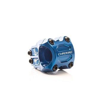 Chromag Riza Stem Diameter: 31.8mm Length: 38mm Steerer: 1-1/8'' 0° Blue