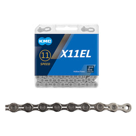 KMC X11EL Extra Light Chain - 11-Speed 118 Links  Silver