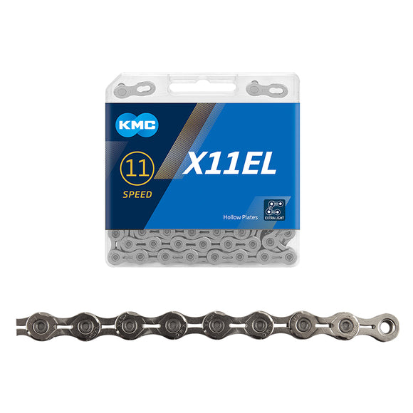 KMC X11EL Extra Light Chain - 11-Speed 118 Links  Silver