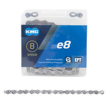 KMC e8 EPT E-Bike 8sp Chain Silver