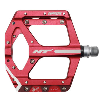 HT Components ANS10 Pedals - Platform Aluminum 9/16" Red