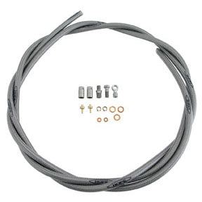 Hope Braided Stainless Steel Hydraulic Brake Hose Fitting Kit - Fits Front Rear For One Brake Universal Compatibility Type 0