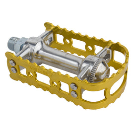 Mks BM-7 BMX 9/16` Loose Ball Gold/Silver Alloy
