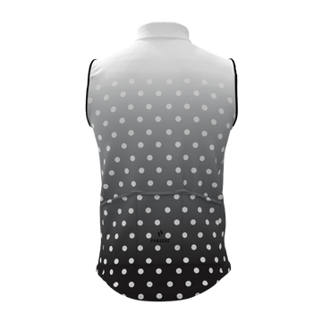 Panache M's and W's Pro Thermal Vest - Black & White Fade Dots - 0