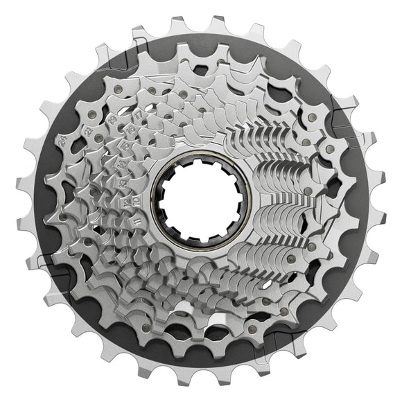 SRAM Force XG-1270 Cassette - 12-Speed 10-28t Silver For XDR Driver Body E1