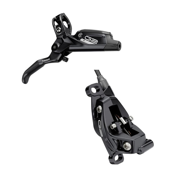 SRAM G2 R Disc Brake Lever - Rear Hydraulic Post Mount Diffusion BLK Anodized A2