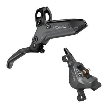 SRAM Level Bronze Stealth Disc Brake Lever - Front Post Mount 2-Piston Aluminum Lever SS Hardware Dark Polar C1